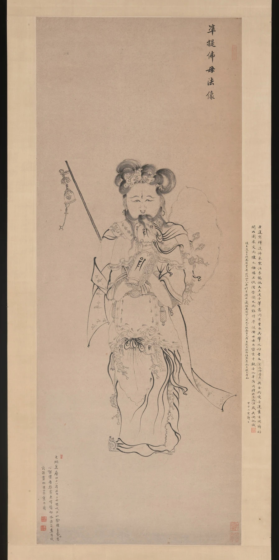 準提佛母法像圖・陳洪綬，The Metropolitan Museum of Art藏品圖像