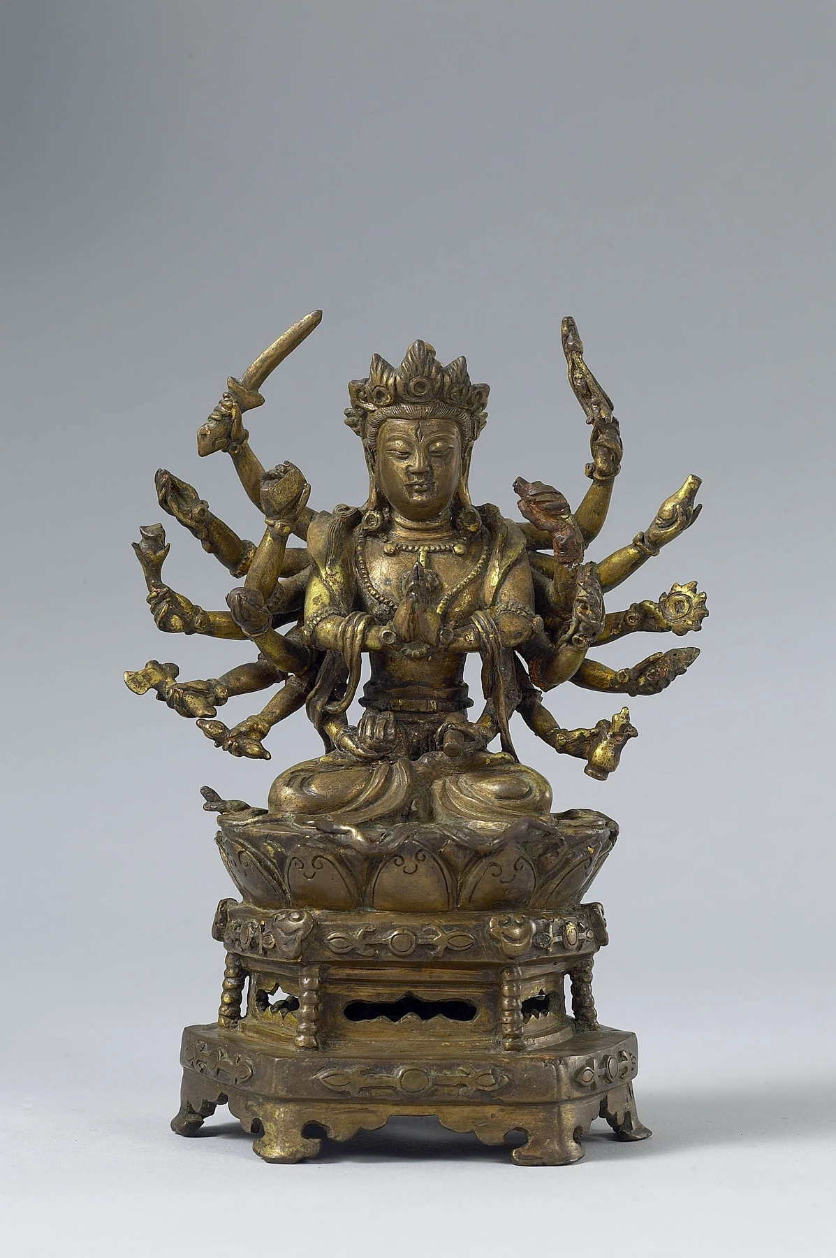 準提觀音・銅像，國立故宮博物院，臺北藏品圖像