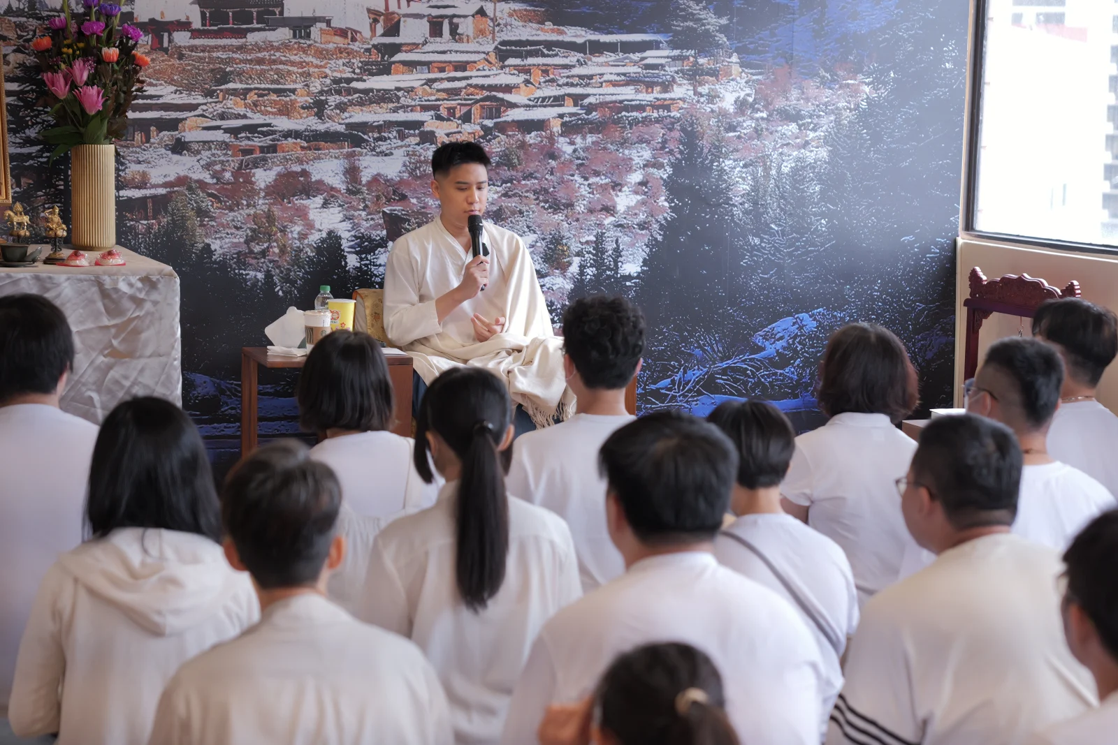 上慈忠孝的講席與共修參與者
